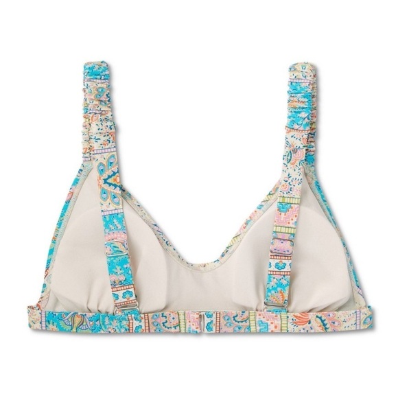 Wild Fable Paisley Bralette Bikini Top Size XL - Picture 2 of 8